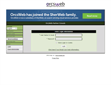 Tablet Screenshot of partners.orcsweb.com